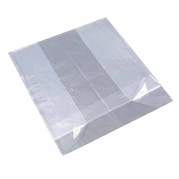 Clear Plastic Gusseted Bags