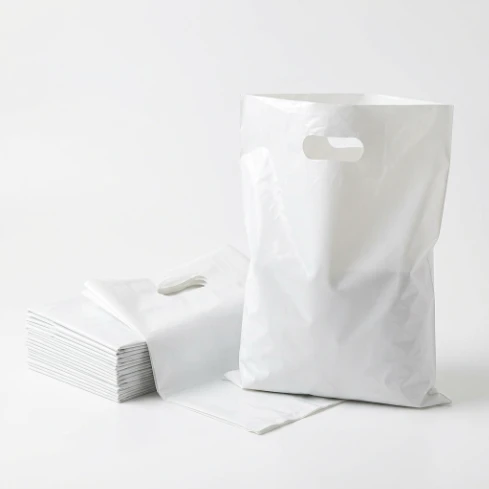 White Plastic Bags for Packaging